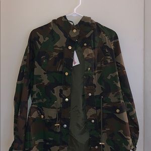 Camo coat.